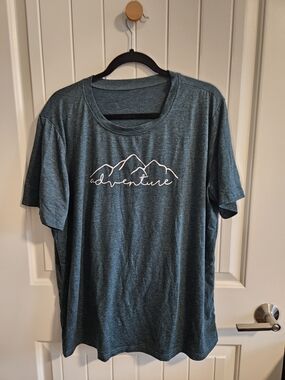 Adventure Graphic Tee - Teal Women Shirt